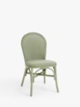 John Lewis Woven Cane Dining Chair, Sage Green