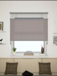 John Lewis Made to Measure 25mm Cell Semi-Plain Daylight Honeycomb Blind, Coffee
