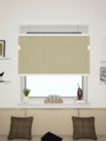 John Lewis Made to Measure 25mm Cell Semi-Plain Blackout Honeycomb Blind, Straw