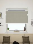 John Lewis Made to Measure 25mm Cell Semi-Plain Blackout Honeycomb Blind, Sand