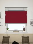 John Lewis Made to Measure 25mm Cell Blackout Honeycomb Blind, Red