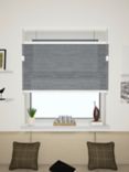 John Lewis Made to Measure Linear Weave Daylight Pleated Blind, Storm