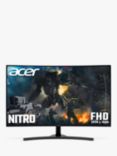 Acer Nitro ED322QP Full HD Curved Gaming Monitor, 32”, Black