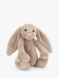 Jellycat Bashful Bunny Soft Toy, Beige