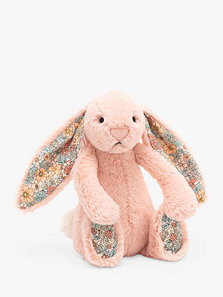 Jellycat Blossom Bunny Soft Toy, Small, Blush