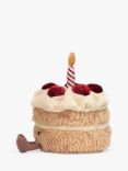 Jellycat Amuseable Birthday Cake Soft Toy, One Size, Multi