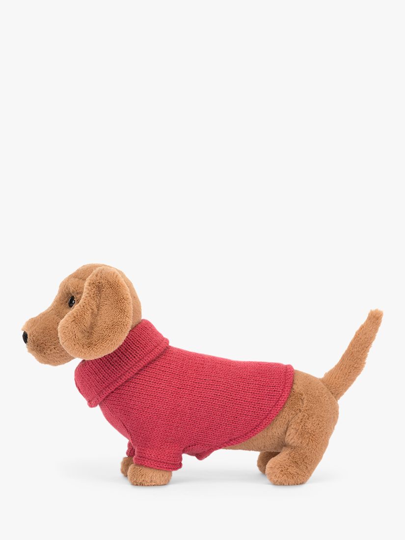 Jellycat Sweater Sausage Dog Stuffed Animal