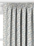 John Lewis Scallop Floral Made to Measure Curtains or Roman Blind, Putty