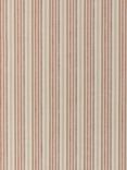 John Lewis Ottoman Stripe Made to Measure Curtains or Roman Blind, Terracotta