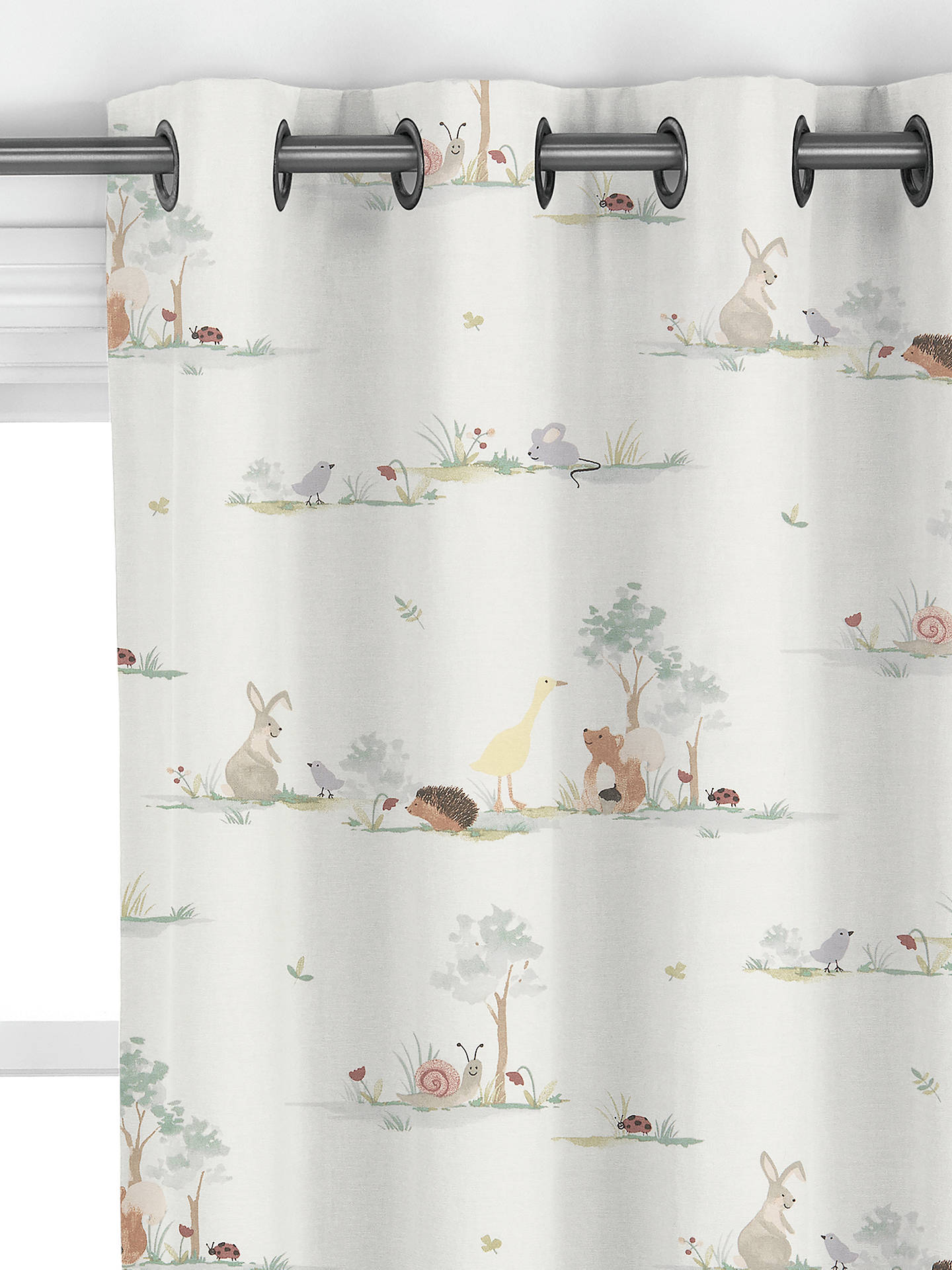 John Lewis Little Animals Made to Measure Curtains, Multi