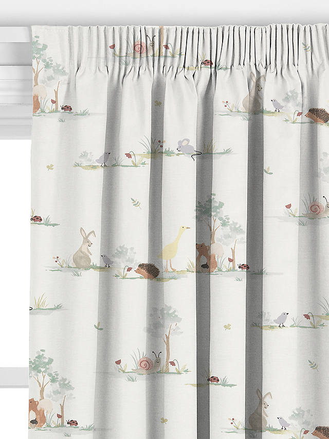 John Lewis Little Animals Made to Measure Curtains, Multi