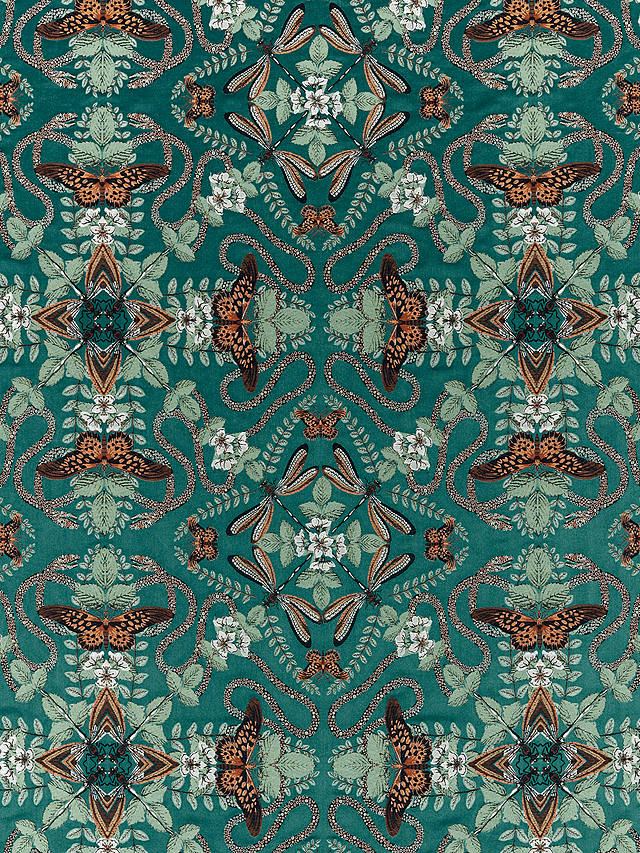 Clarke & Clarke Emerald Forest Jacquard Furnishing Fabric, Teal