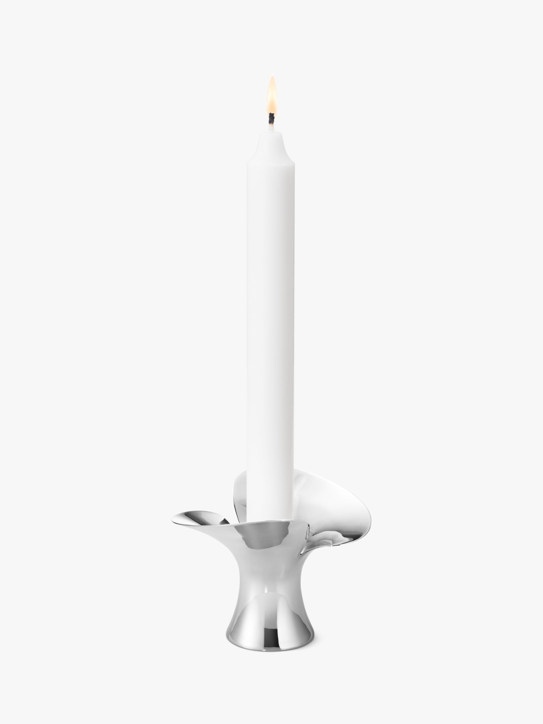 Georg Jensen Bloom Small Candlestick, Silver