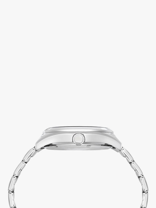 Lorus RX333AX9 Men's Solar Date Bracelet Strap Watch, Silver/Grey