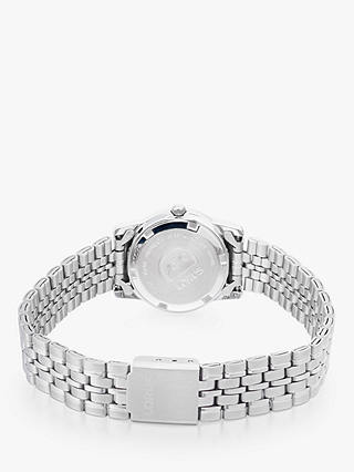 Lorus Women's Heritage Bracelet Strap Watch, Silver/White RRS29HX9