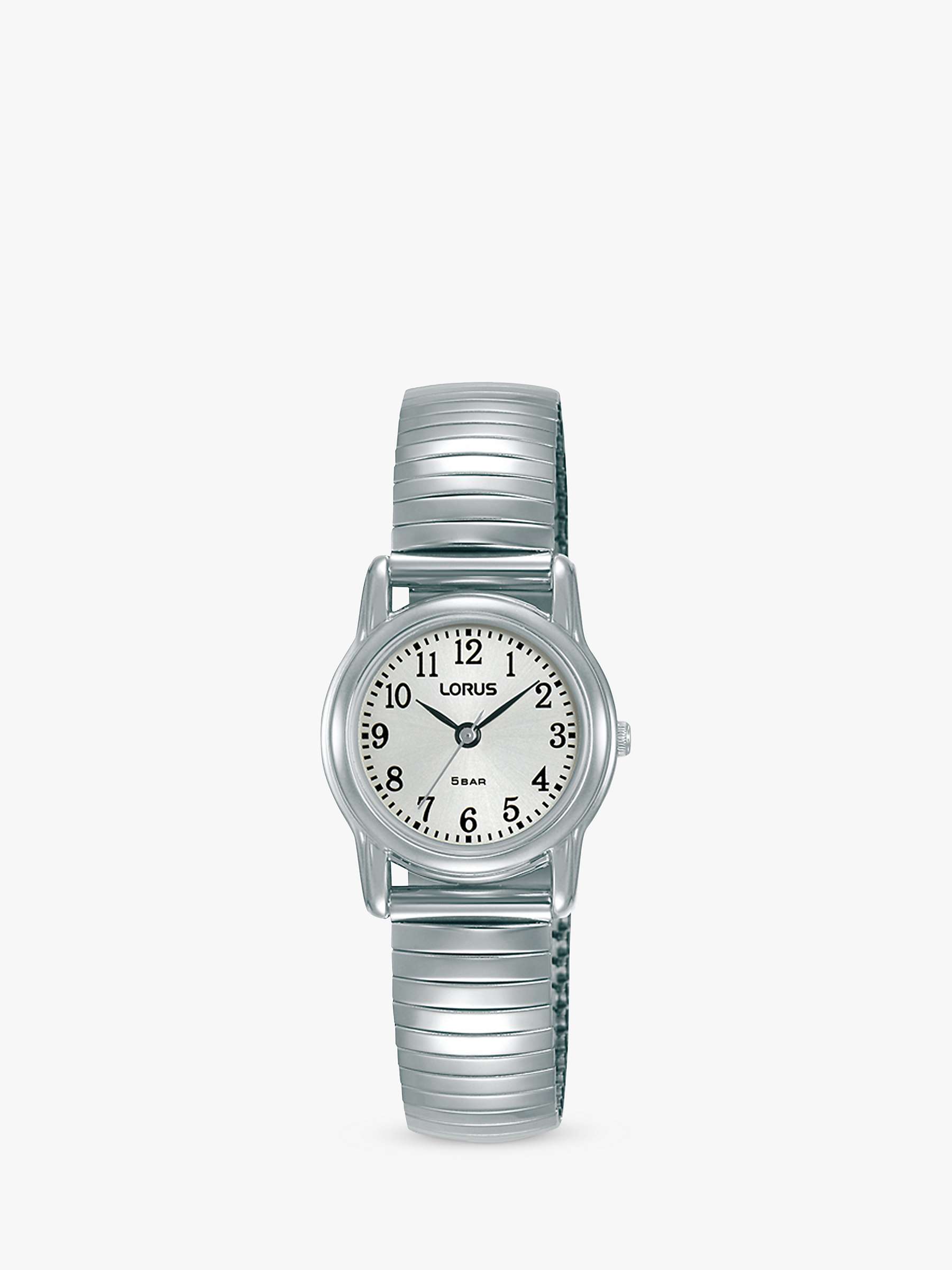 Buy Lorus RRX33HX9 Women's Heritage Bracelet Strap Watch, Silver/White Online at johnlewis.com