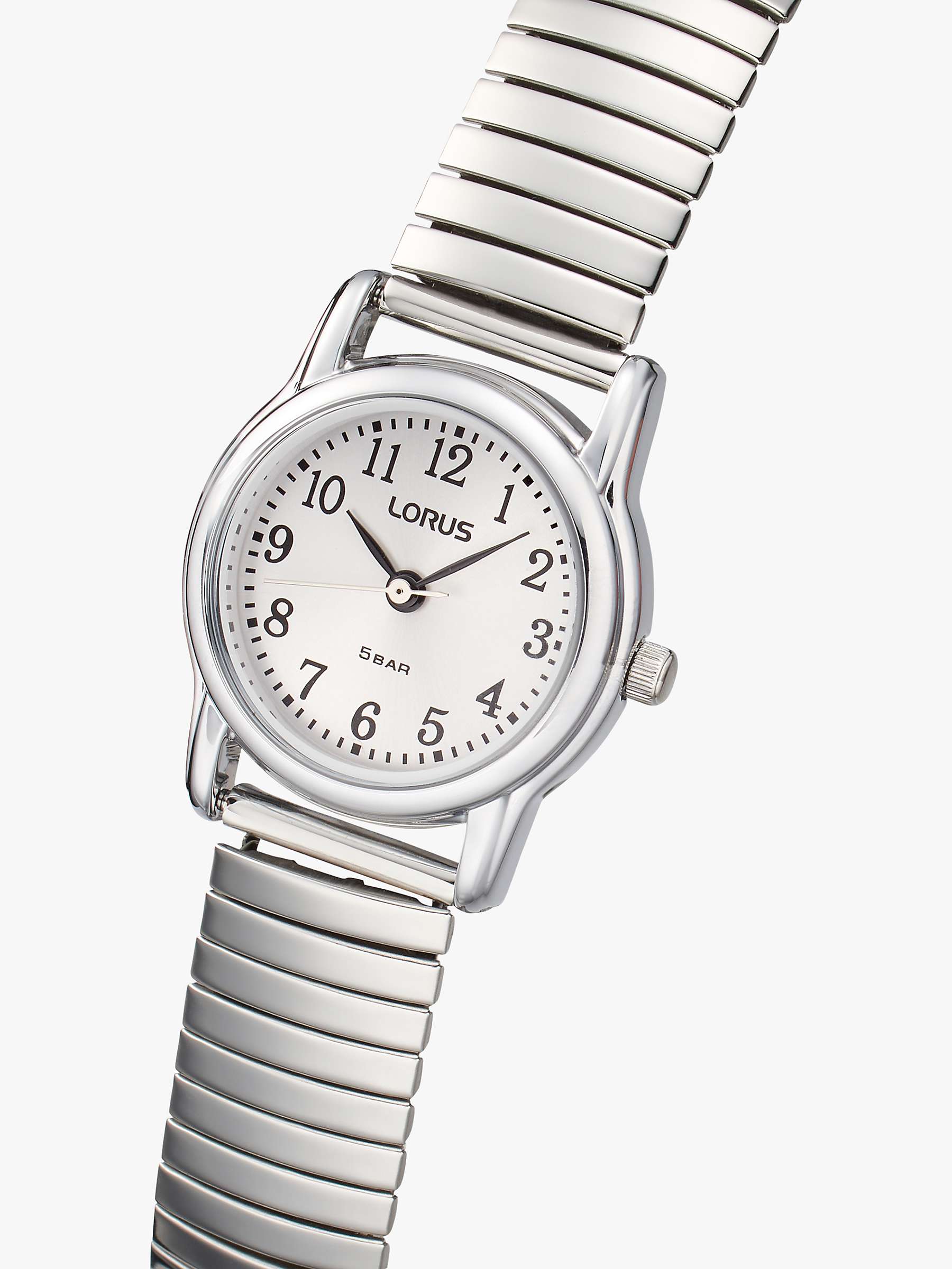 Buy Lorus RRX33HX9 Women's Heritage Bracelet Strap Watch, Silver/White Online at johnlewis.com