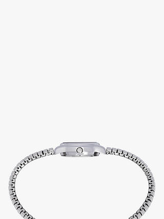 Lorus RRX33HX9 Women's Heritage Bracelet Strap Watch, Silver/White