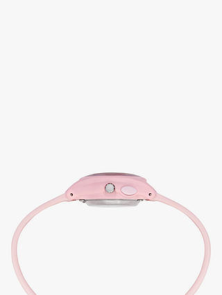 Lorus Children's Silicone Strap Watch, Pink/White R2357NX9 