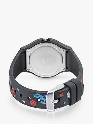 Lorus Children's Silicone Strap Watch, Black RRX43HX9