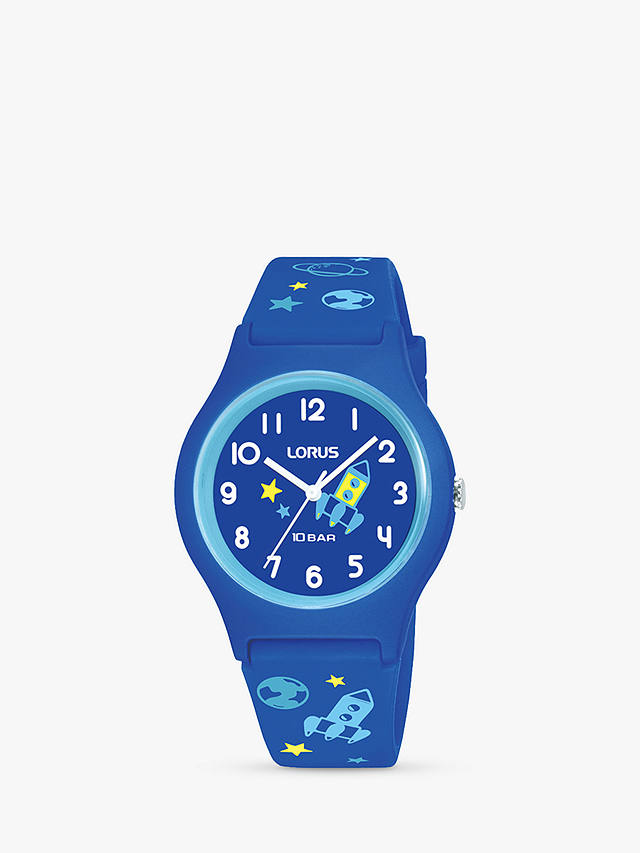 Lorus Children's Silicone Strap Watch, Blue RRX45HX9 