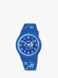 Lorus Children's Silicone Strap Watch, Blue RRX45HX9