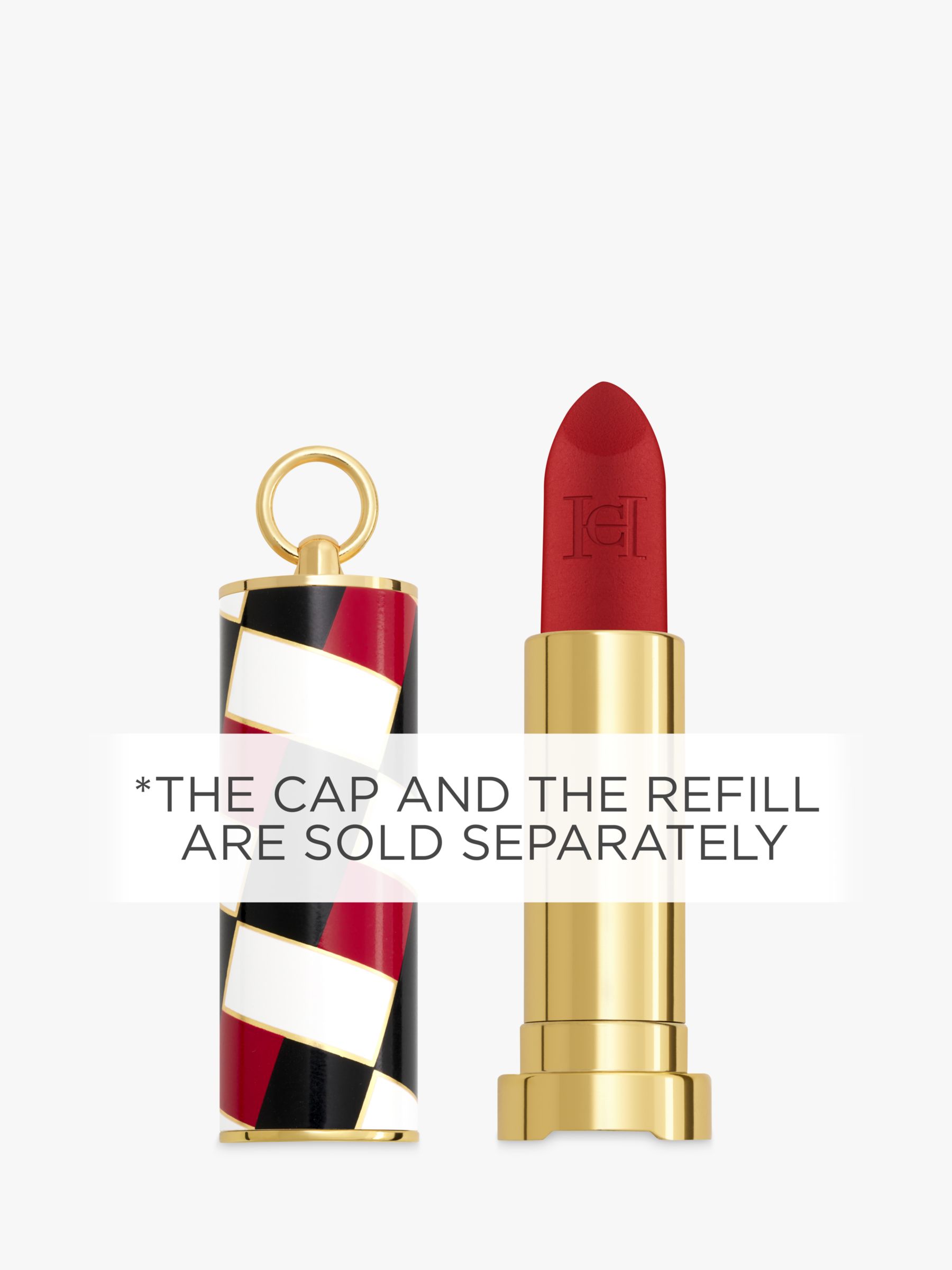 Carolina Herrera Fabulous Kiss Lipstick Matte Refill, 410 Red Alegria 3