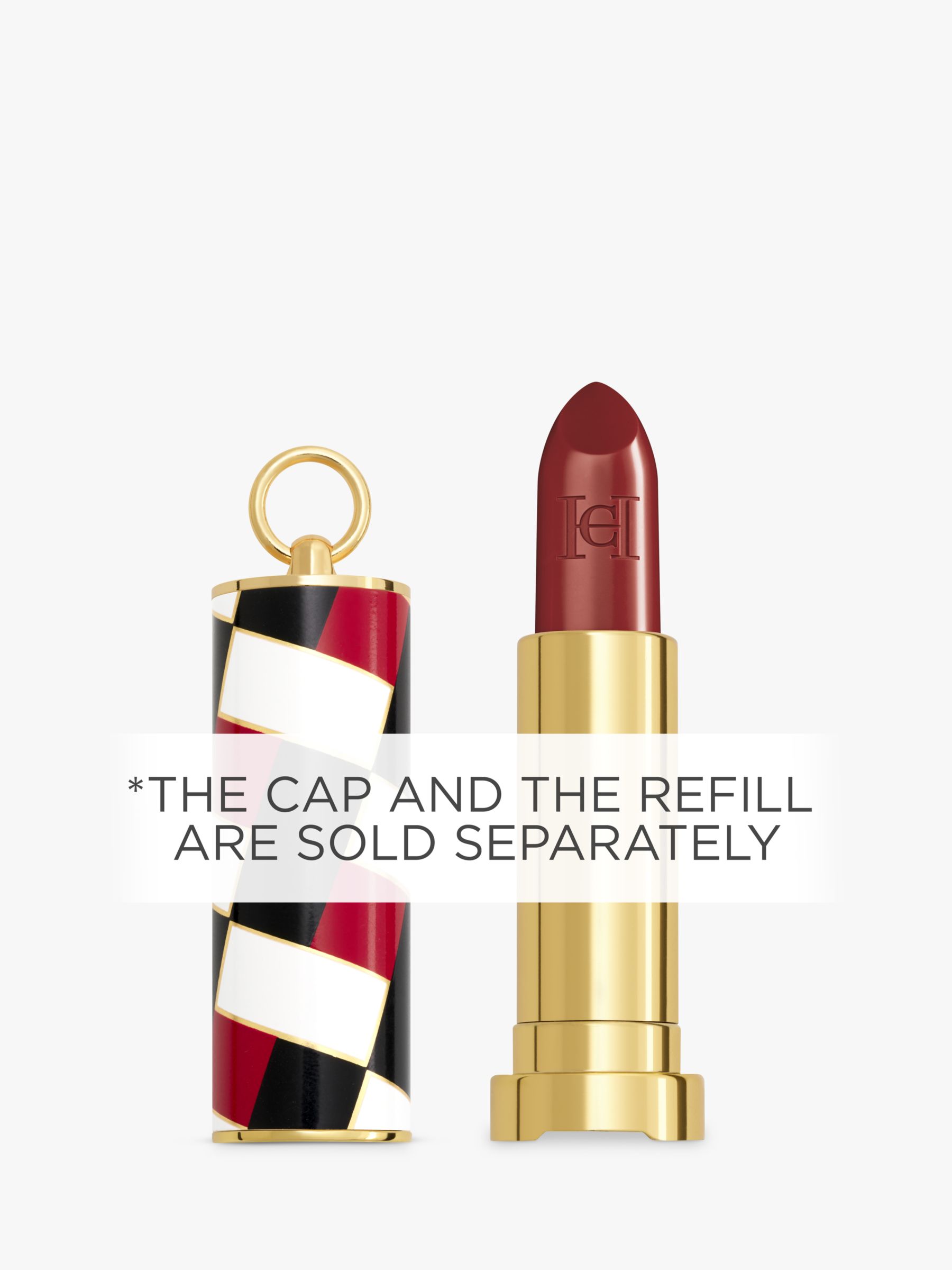 Carolina Herrera Fabulous Kiss Lipstick Sheer Refill, 114 Lucky Flush Red 3