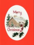 Bothy Threads Christmas Cottage Cross Stitch Card Kit