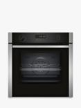 Neff N50 Slide and Hide B6ACH7AN0A Built-In Electric Self Cleaning Single Oven, Stainless Steel