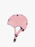 Globber GO•UP Kids' Scooter Helmet with Lights, Pastel Pink