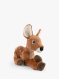 Living Nature Lying Down Fawn Plush Soft Toy