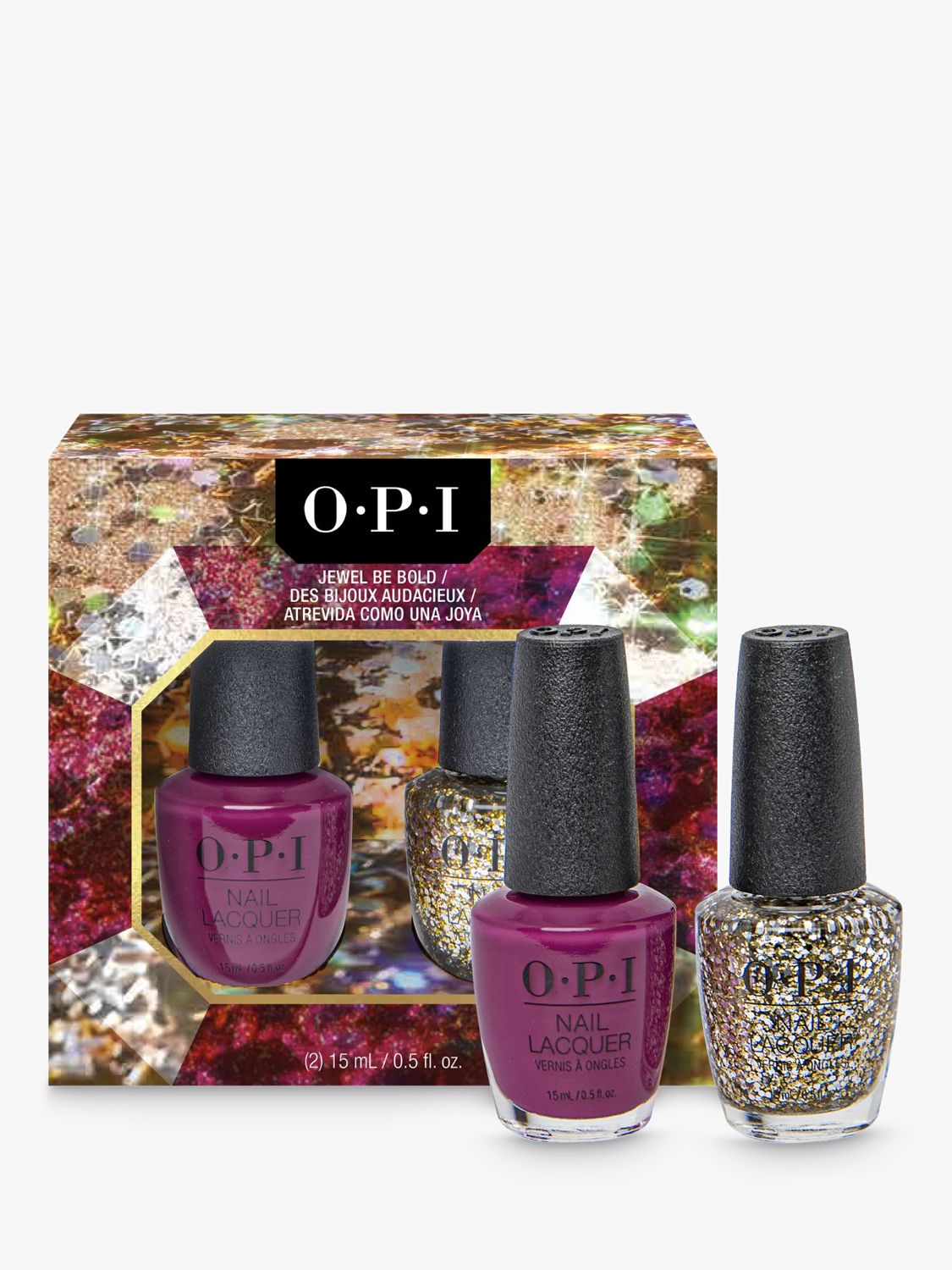 OPI Jewel Be Bold Collection Nail Lacquer Duo, 2 x 15ml