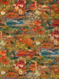 Osborne & Little Trebah Velvet Furnishing Fabric, Carmine
