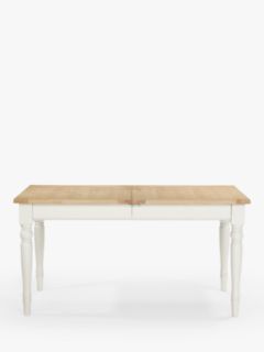 John Lewis Foxmoor 6-8 Seater Extending Dining Table, FSC-Certified (Acacia Wood), Natural Cream