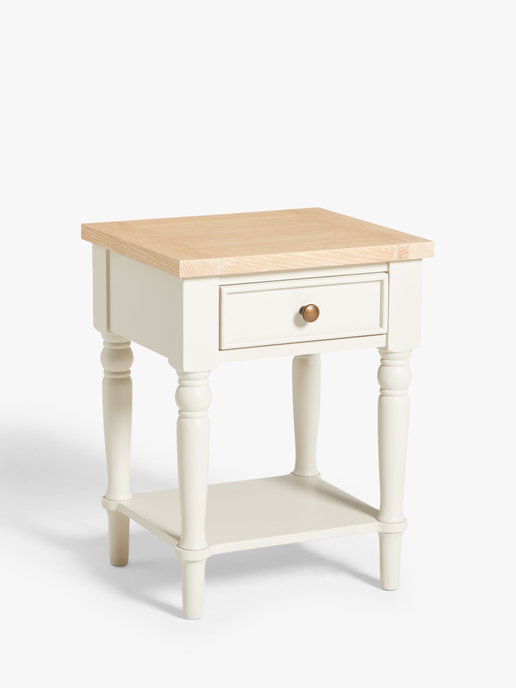 Photo of John lewis foxmoor storage side table fsc-certified -acacia wood- sage green