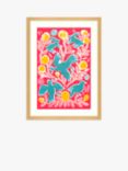 Ellen Merchant - 'Solstice' Framed Print & Mount, 73.5 x 53.5cm, Pink/Multi