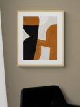 Berit Mogensen Lopez - 'Connected' Framed Print & Mount, 62 x 52cm, Brown/Multi