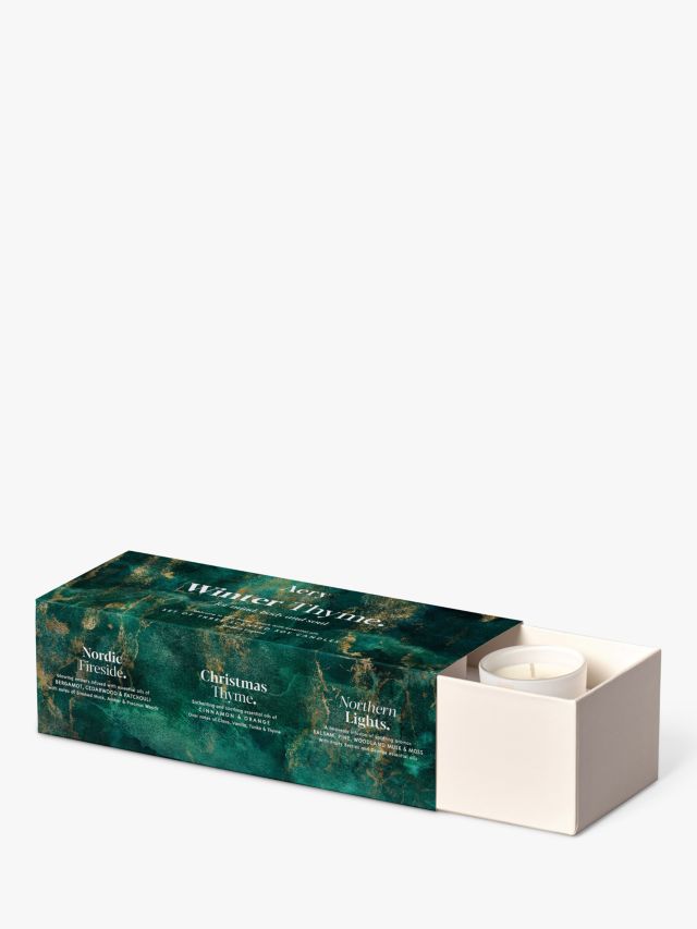 Aery Winter Thyme Mini Candles Gift Set