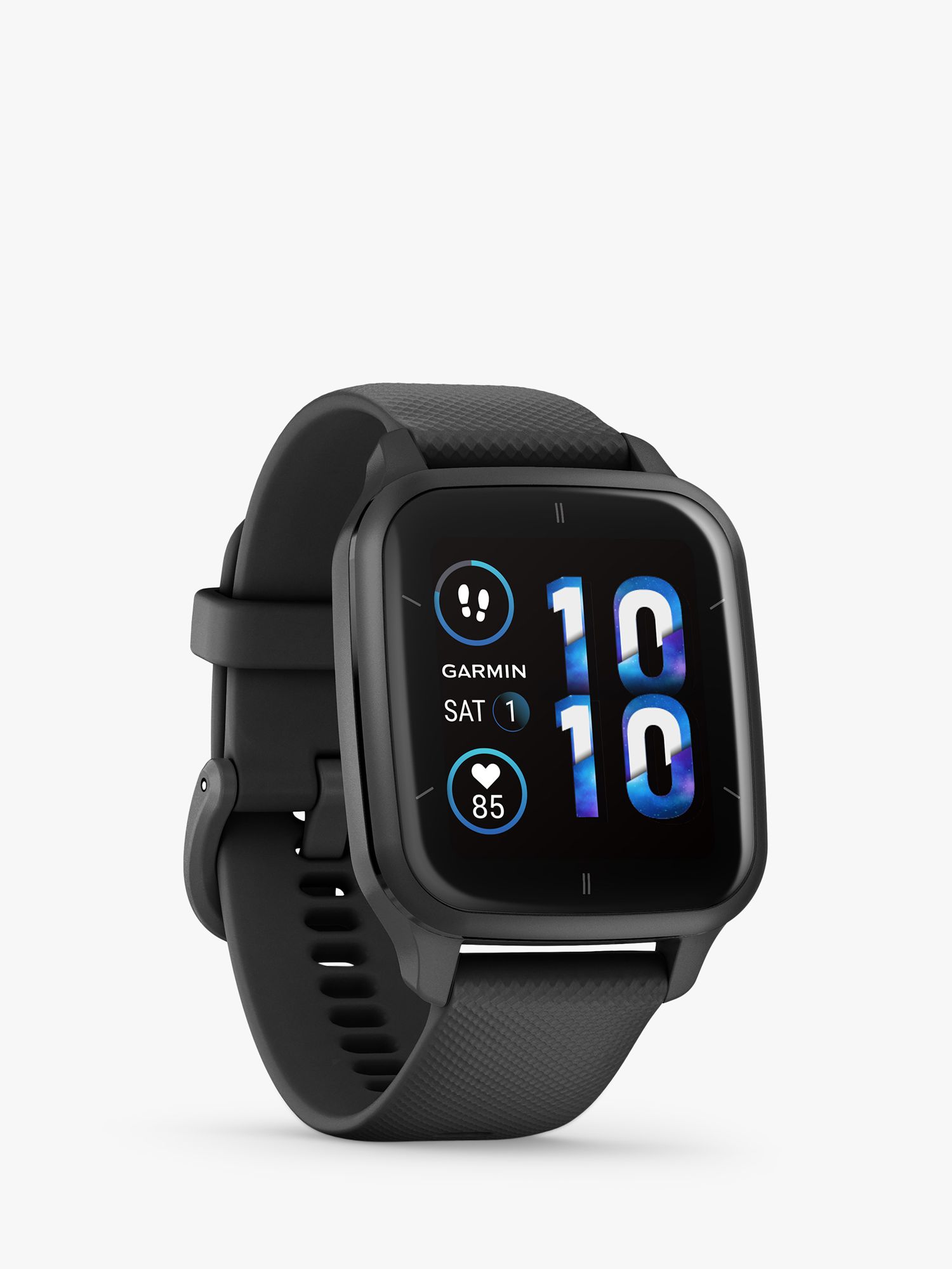 Garmin Venu Sq Music Edition GPS Smartwatch, Black/Slate