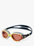 Speedo Biofuse 2.0 Swimming Goggles, Navy/Hyper/Orange