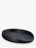 Le Creuset Oval Stoneware Spoon Rest, Satin Black