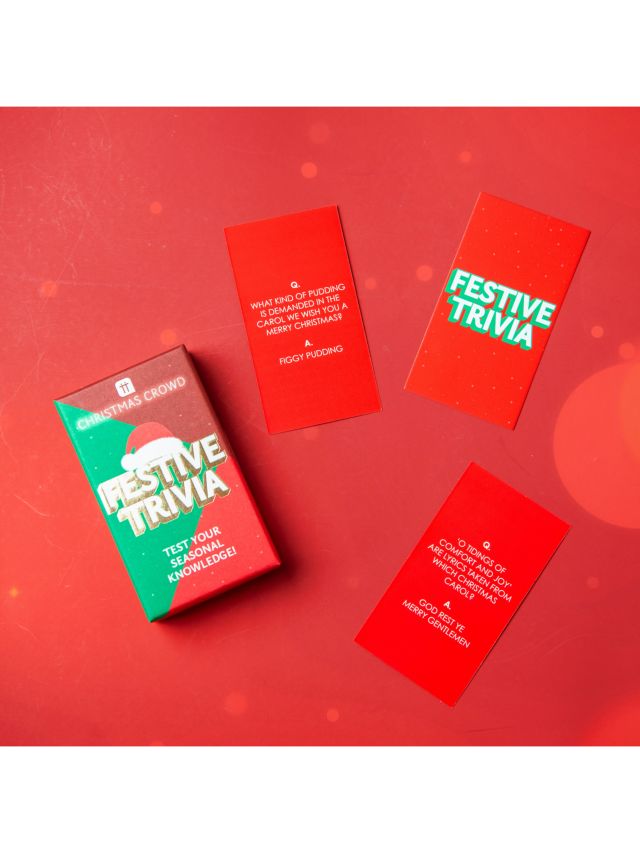 Talking Tables Festive Trivia Quiz Game