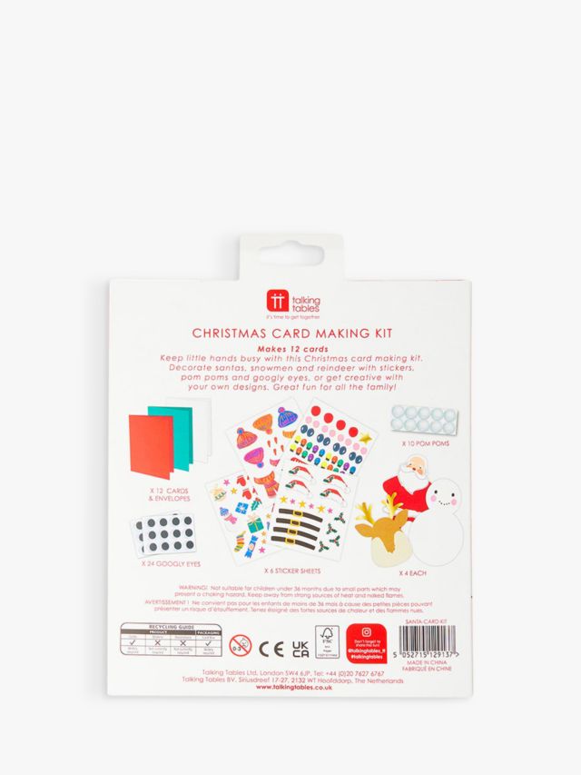 Cream and Sticker Making Kit Cards DIY Kits for Christmas Classroom