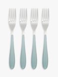 John Lewis Studio Table Forks, Set of 4, Green