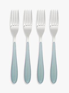 John Lewis Studio Table Forks, Set of 4, Green
