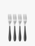 John Lewis Studio Table Forks, Set of 4, Black