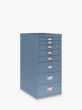 Bisley MultiDrawer 8 Drawer A4 Filing Cabinet, Blue