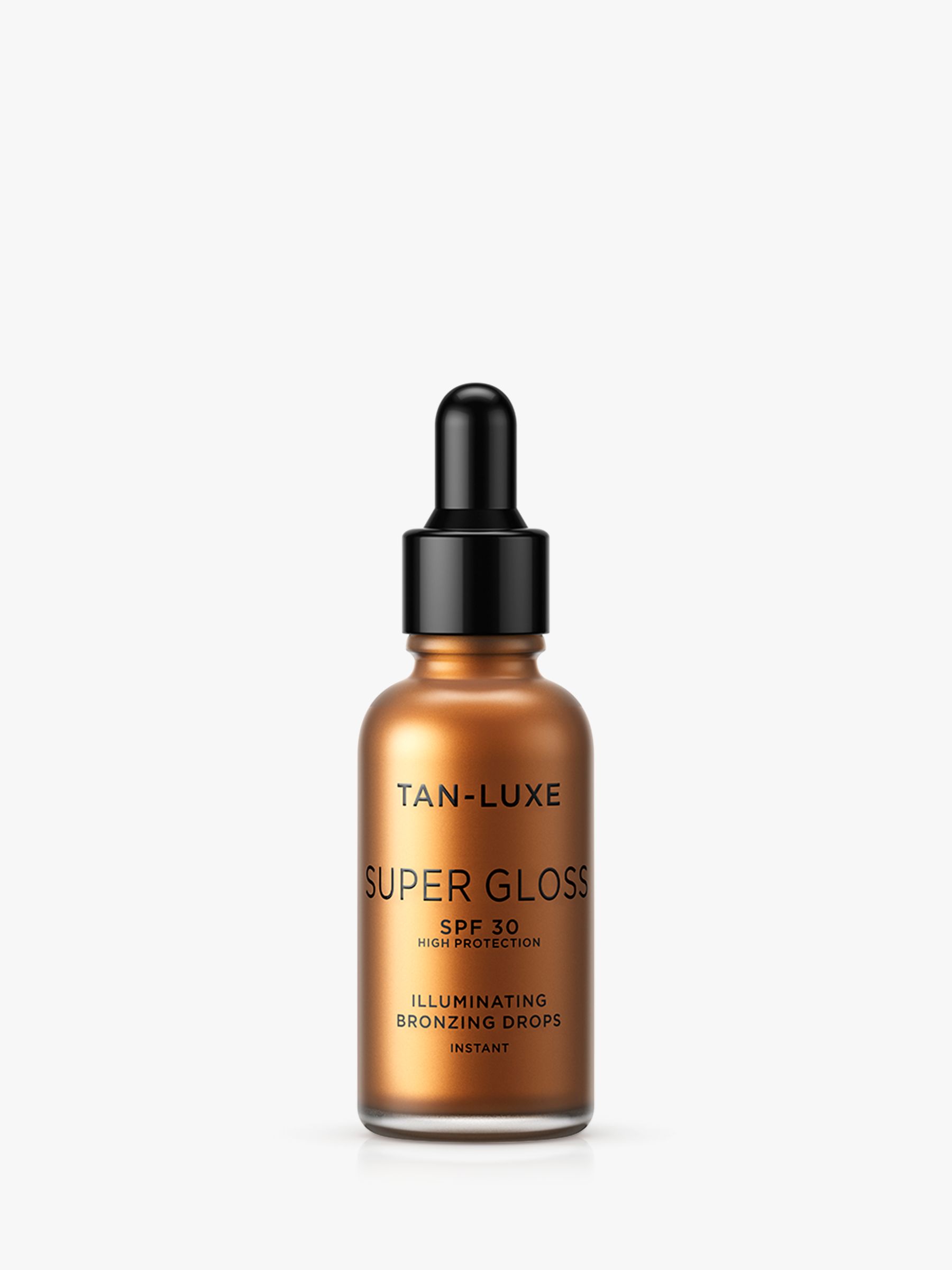 Tan-Luxe Super Gloss SPF 30 Illuminating Bronzing Drops, Instant, 30ml 1