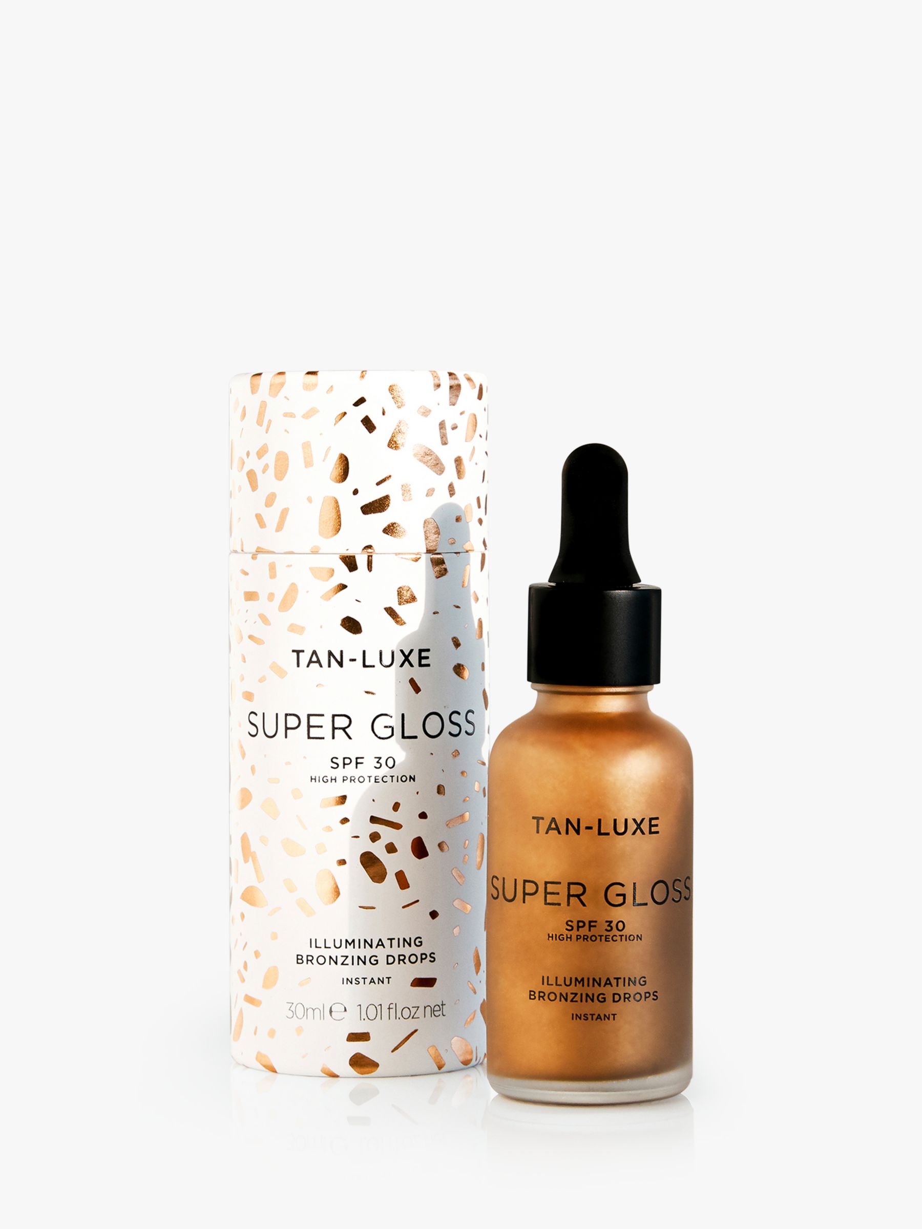 Tan-Luxe Super Gloss SPF 30 Illuminating Bronzing Drops, Instant, 30ml 3